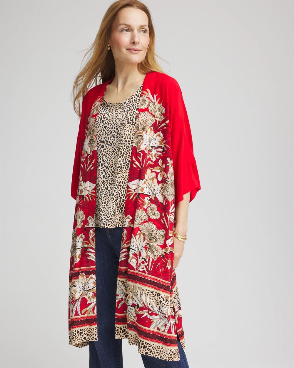Art Nouveau Long Kimono | Chico's